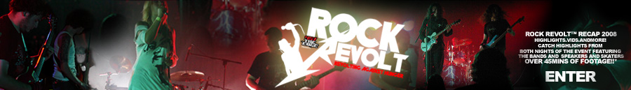LIVE FOOTAGE!!!* ROCK REVOLT™ RECAP SITE!* 45 MINS OF VIDEOS!* PICS AND DOWNLOAD BACKGROUNDS!!*